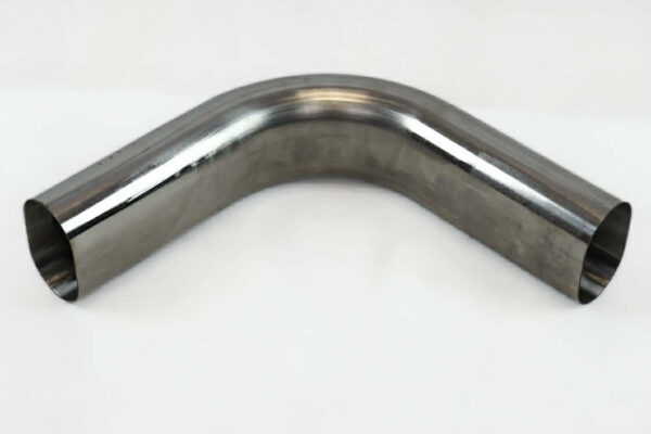 3" oval pipe, 90° vertical elbow